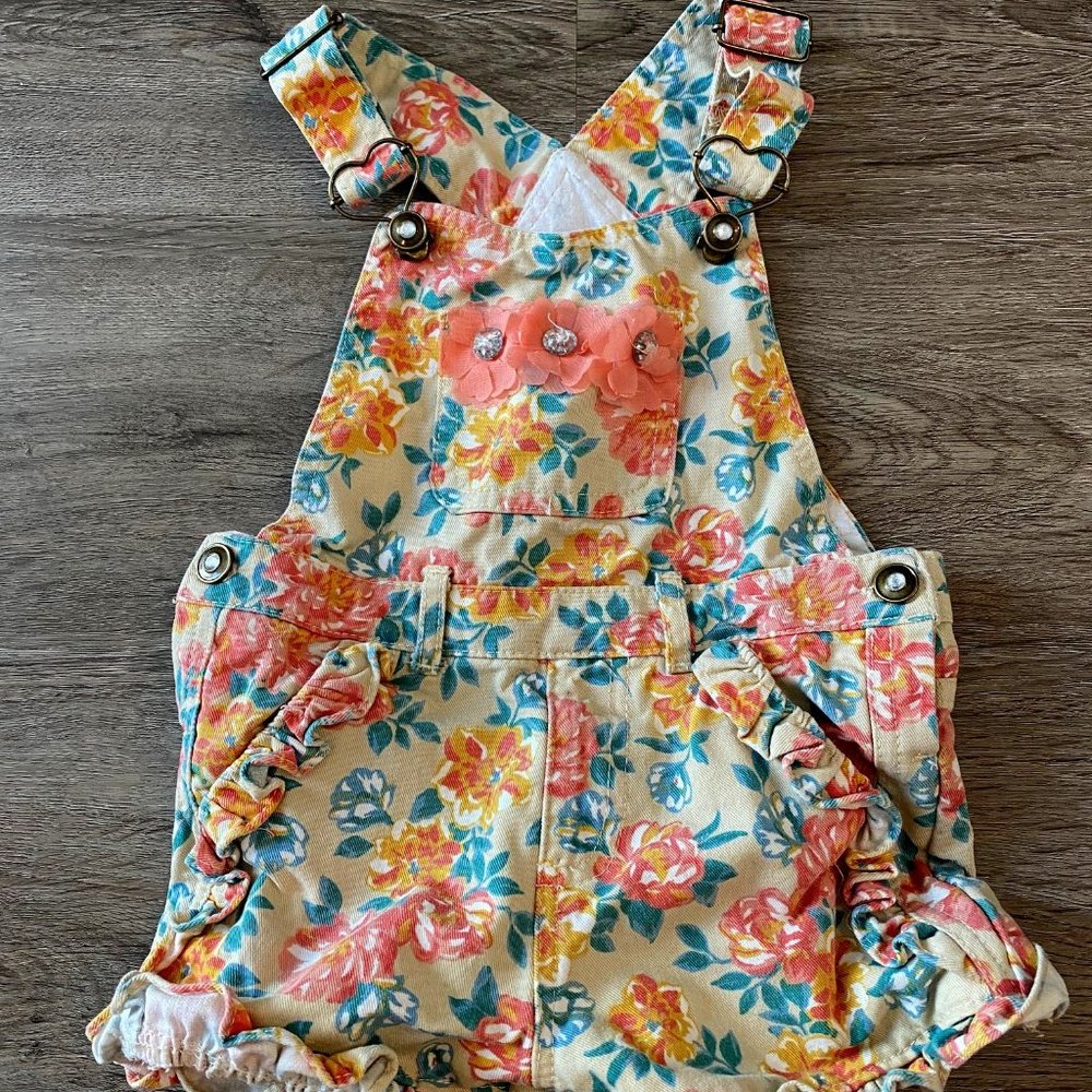 Floral Overalls